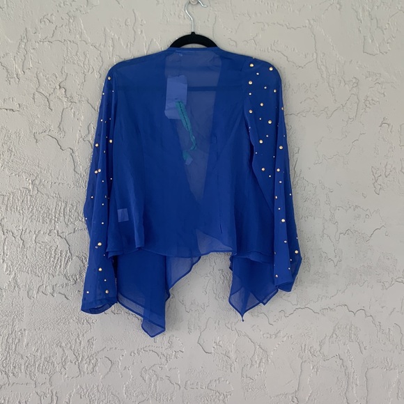 Marineblu open front top - Picture 2 of 4